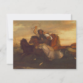 Galloping Outlaw (Cowboy on Horseback) (Hästar) Kort