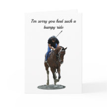 Galloping Thoroughborn Horse Greeting Card