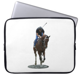 Galloping Thoroughborn Horse Laptop sleeve