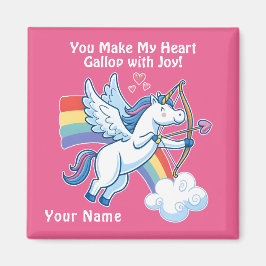 Galloping Unicorn Cupid’s Love Magic Magnet