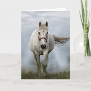 Galloping White Horse Kort