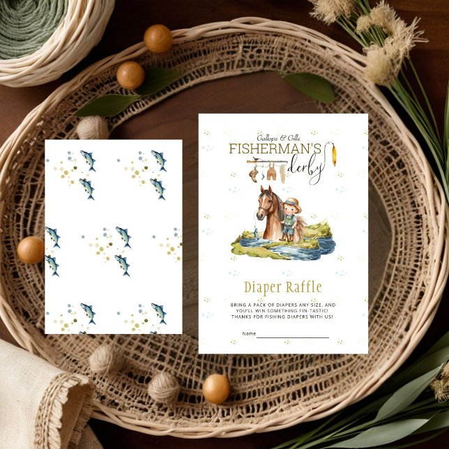 Gallops Och Gills Fiskar-Derbyt Lotteri Blöja-Lott Tilläggskort (Skapare uppladdad)