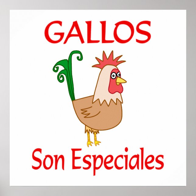 Gallos Son Especiales Poster (Framsidan)