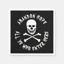 Gallow Humor Dante's Inferno Skull Crossbone Pappersservett