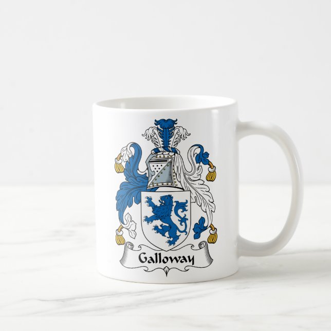 Galloway familjvapensköld kaffemugg (Höger)