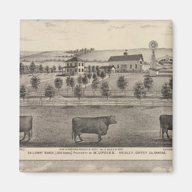 Galloway Ranch, Kansas Magnet (Framsidan)