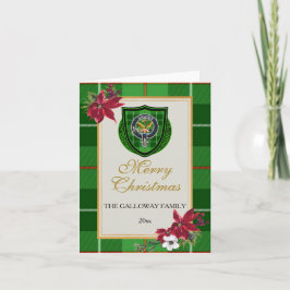 Galloway Scottish Clan Tartan & Crest Kort