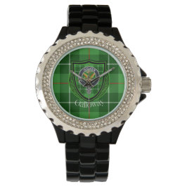 Galloway skotska klan tartan & vapen armbandsur