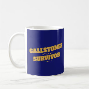 Gallstones Survivor Roligt Gallblåsa Kirurgi Kaffemugg