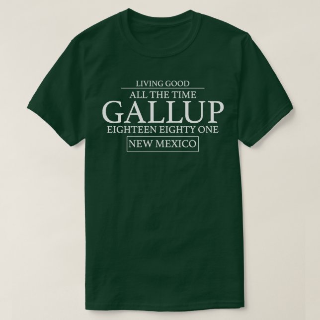 Gallup New mexico 3 T Shirt (Design framsida)