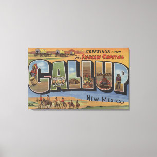 Gallup nya - mexico - stora brevplatser 2 canvastryck