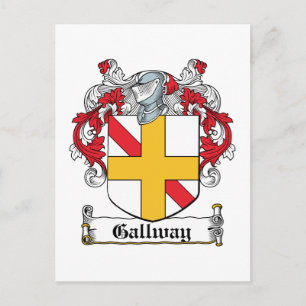 Gallway Family Crest Vykort