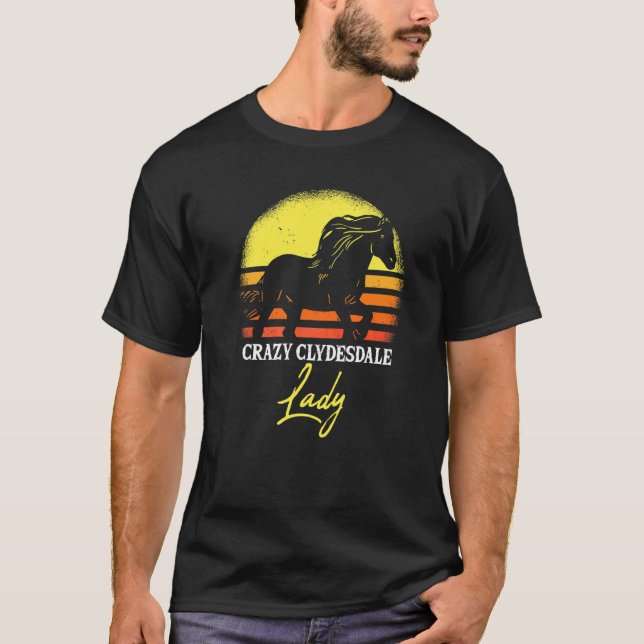 Galna Clydesdale Damen T Shirt (Framsida)