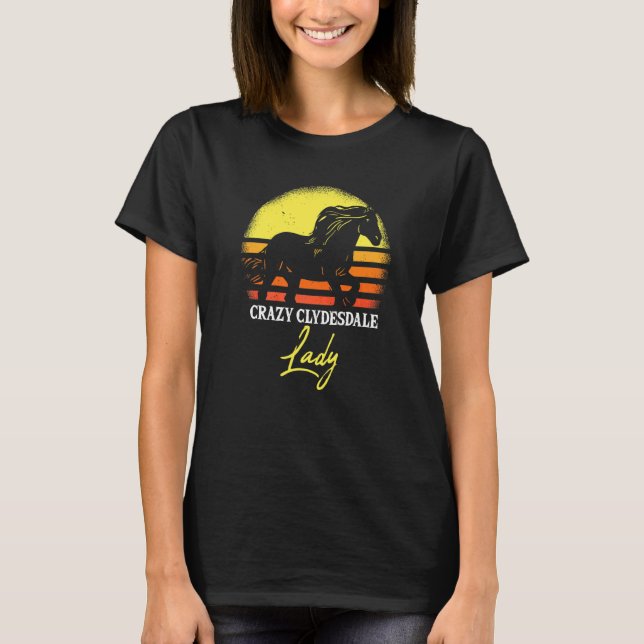 Galna Clydesdale Damen T Shirt (Framsida)