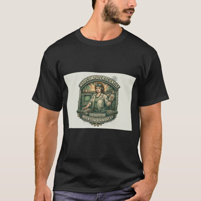 Galna dataloggen lokal 0x29A T-shirt (Framsida)