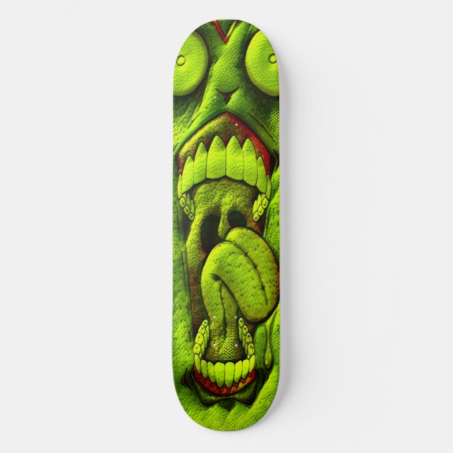 Galna det Pro reptilinslag parkerar stiger ombord Skateboard Bräda 21,5 Cm (Framsida)
