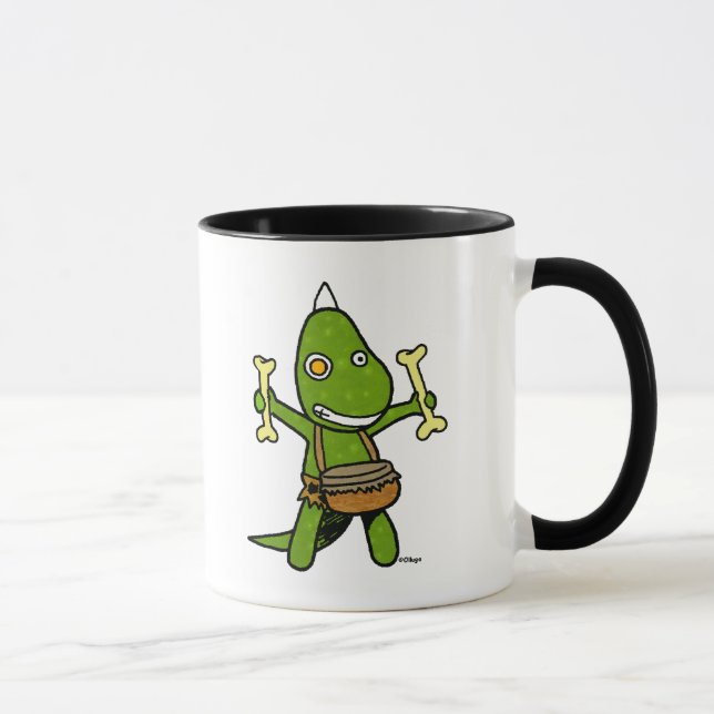 galna dino mugg (Höger)