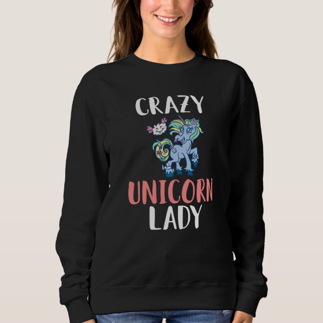 Galna Enhörningsdamen T Shirt (Framsida)
