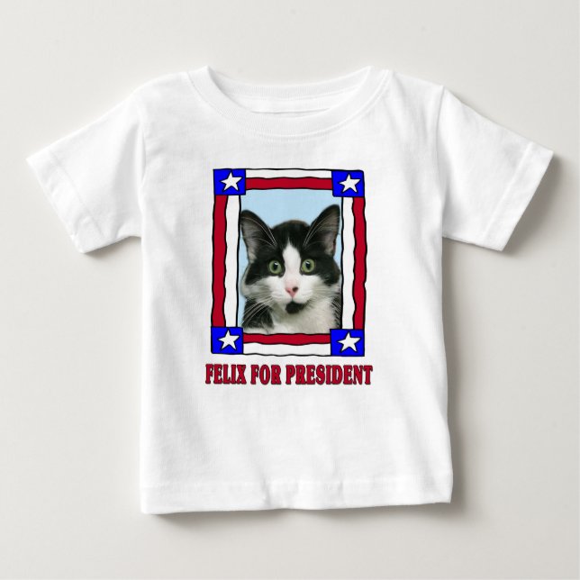 Galna Felix katten för presidentT-tröja Tee (Framsida)