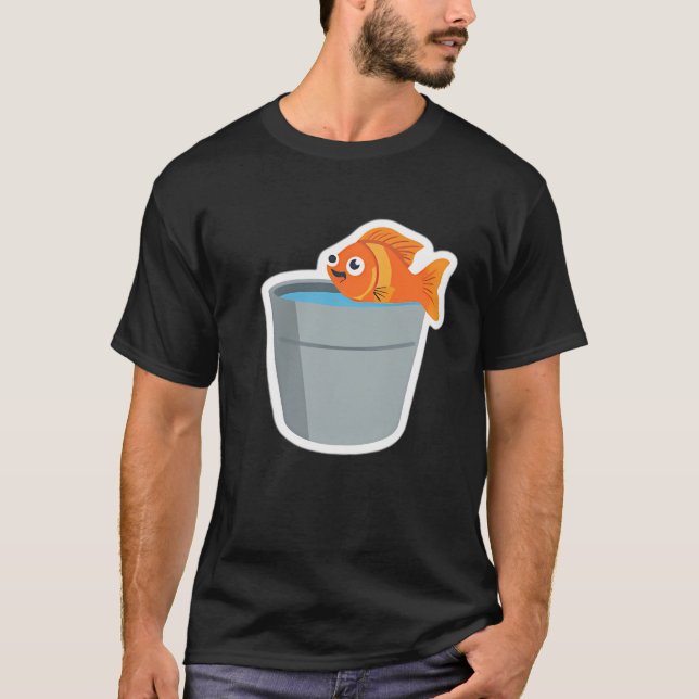 Galna fiskar (liten storlek). t shirt (Framsida)