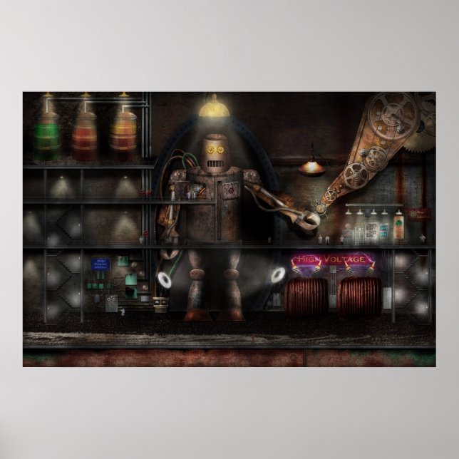 Galna Forskaren - Enforcer Poster (Framsidan)
