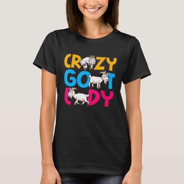 Galna getdamen get t shirt (Framsida)