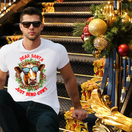 Galna glasögon Kow Julkrans T Shirt
