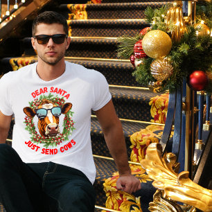 Galna glasögon Kow Julkrans T Shirt
