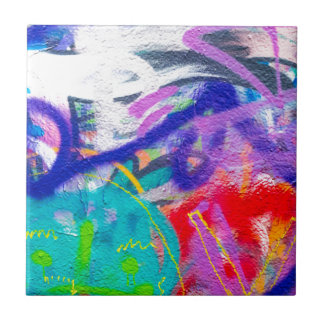 Galna grafitti kakelplatta