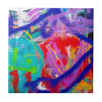 Galna grafitti kakelplatta