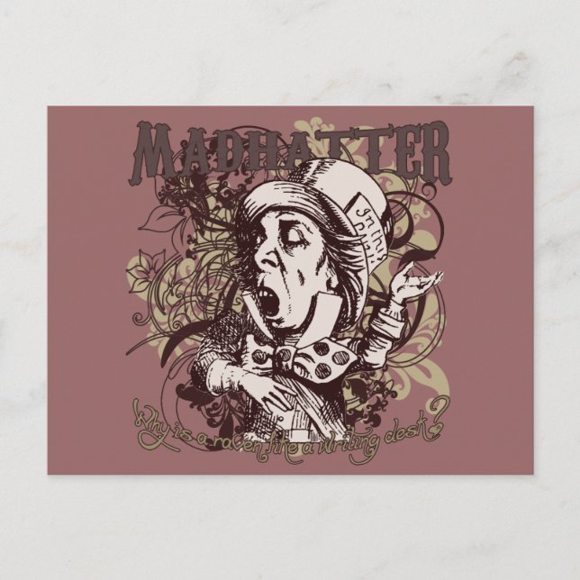 Galna Hattens Karnevalsstil Vykort (Framsida)