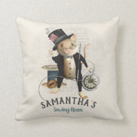 Galna Hattens Mus Sömnads Design Illustration