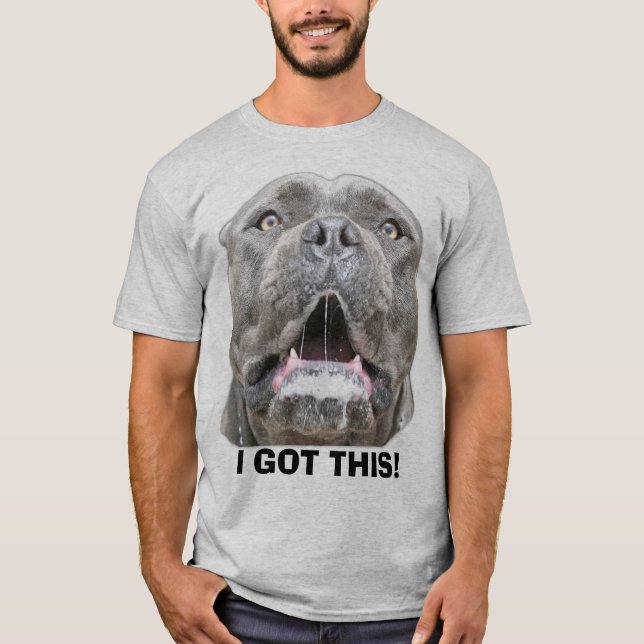 Galna Hund Cane Corso Mastiff T-shirt (Framsida)