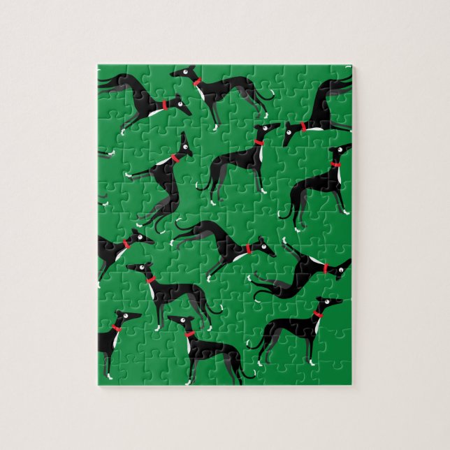 Galna hundar pussel (Vertikal)