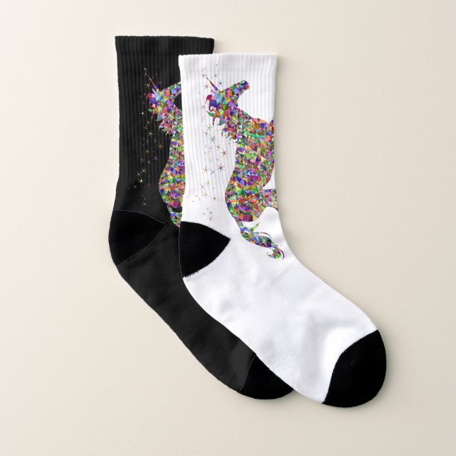 Galna kalla Unicornsockor Strumpor (Par)