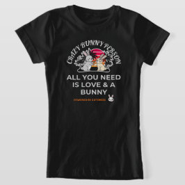 Galna kaninperson t shirt
