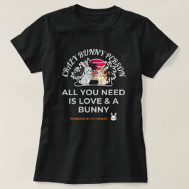 Galna kaninperson t shirt
