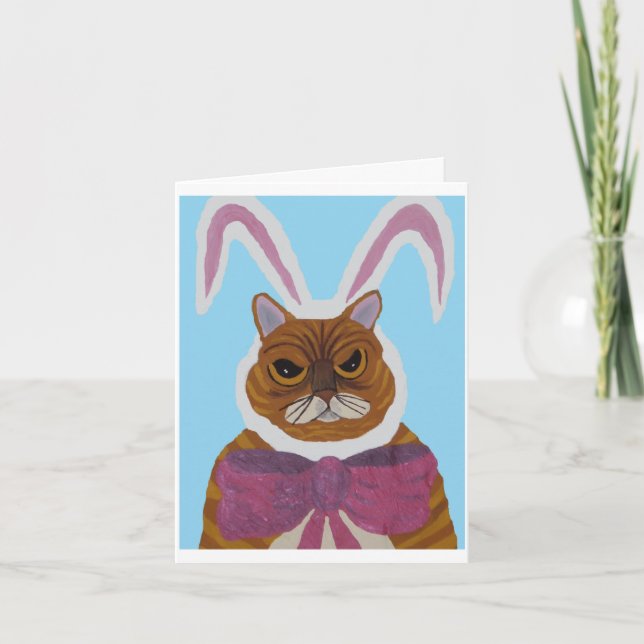 Galna Katt Anteckningskort (Framsida)