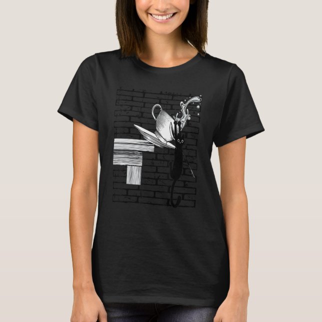 Galna Katt Rivsår T Shirt (Framsida)