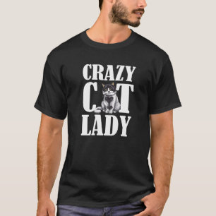 Galna kattdamen Dotter Flickor Barn Småbarn Katt T Shirt