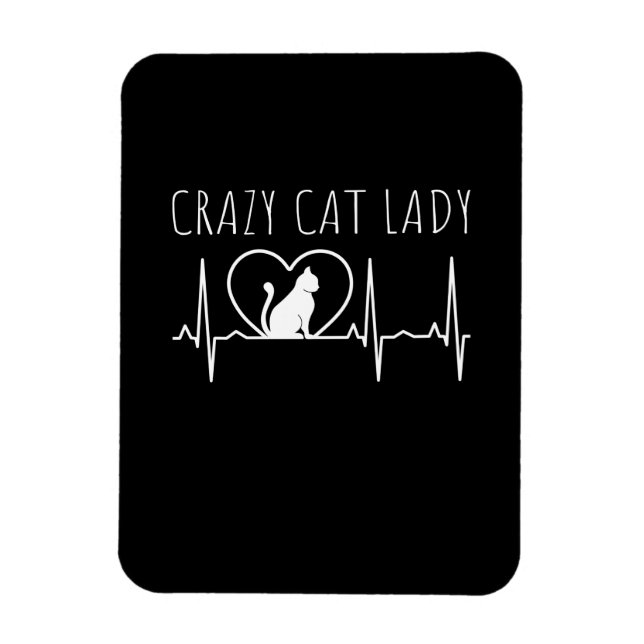 Galna kattdamen magnet (Vertikal)