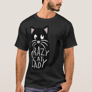Galna kattdamen Söt husdjursmamma Mors dag Kittens T Shirt