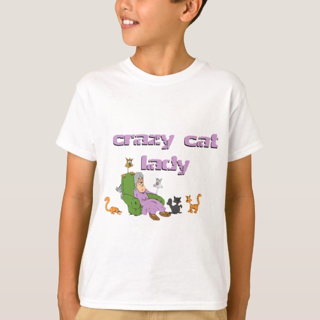 Galna kattdamen tee (Framsida)