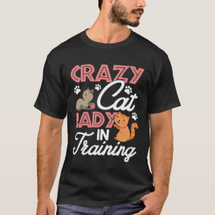 Galna kattdamen under utbildning Kvinnor Flickor K T Shirt