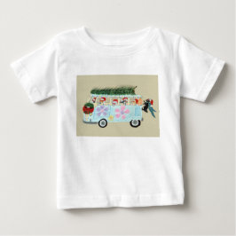 Galna katter i deras jul-hippievan t shirt