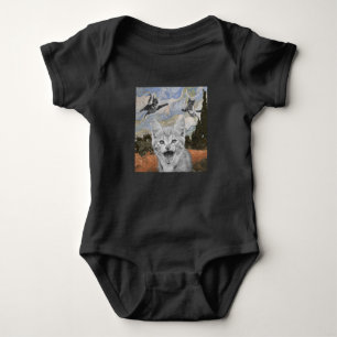Galna Katter Som Har Kul Surrealistisk Illustratio T Shirt