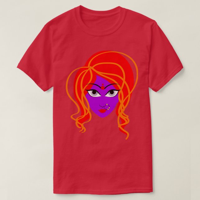 Galna kvinnor t shirt (Design framsida)