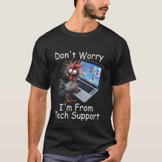 Galna Kyckling Oroa Dig Inte Jag Är Från Överarbet T Shirt