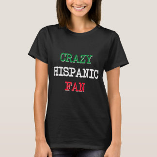 Galna latinamerikanska fans baseboll t shirt