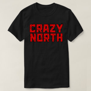 Galna Norra Röda Texten T Shirt